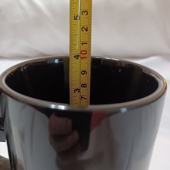 Pistol Grip Handle Novelty Coffee Mug 12 oz-Ceramic Black by Big Mouth Toys - Picture 8 of 8